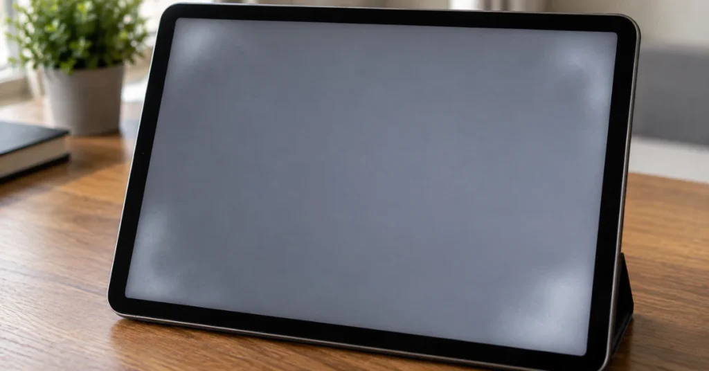 ipad dirty screen effect uneven shading